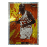 Michael Jordan 1996-97 Topps Season's Best En Fuego Rare Insert Card