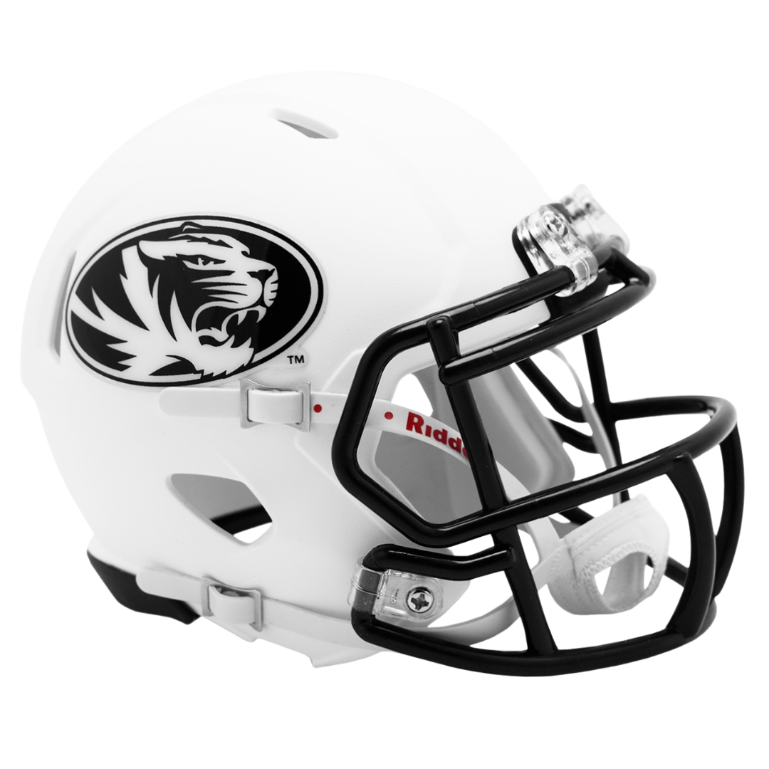 Missouri Tigers Matte White Unsigned Mini Speed Replica Football Helmet