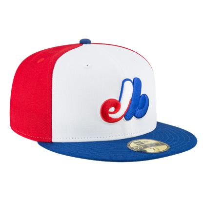 Montreal Expos Cooperstown Collection New Era Red/White/Blue 59FIFTY Fitted Hat