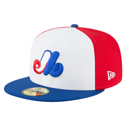 Montreal Expos Cooperstown Collection New Era Red/White/Blue 59FIFTY Fitted Hat