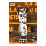 Mookie Betts 2024 Topps Stadium Club Chrome Orange /99 Card #167