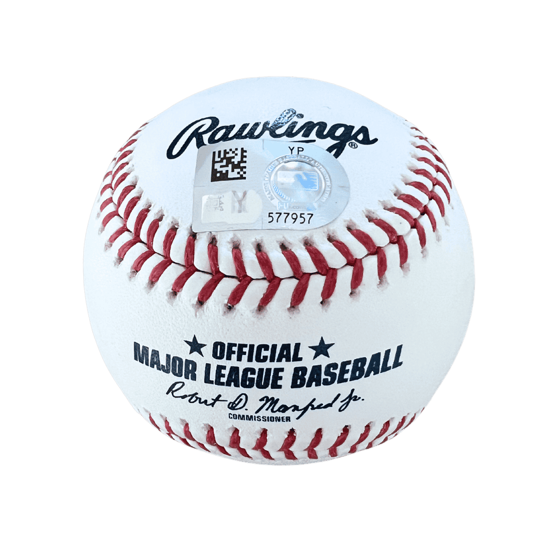 David Freese & David Eckstein St Louis Cardinals Dual Autographed Official Major League Baseball with Inscriptions IMPERFECT - MLB COA