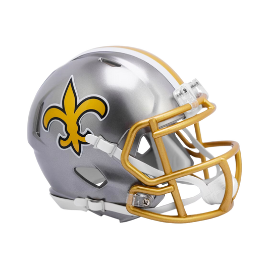 New Orleans Saints Flash Speed Riddell Mini Football Helmet