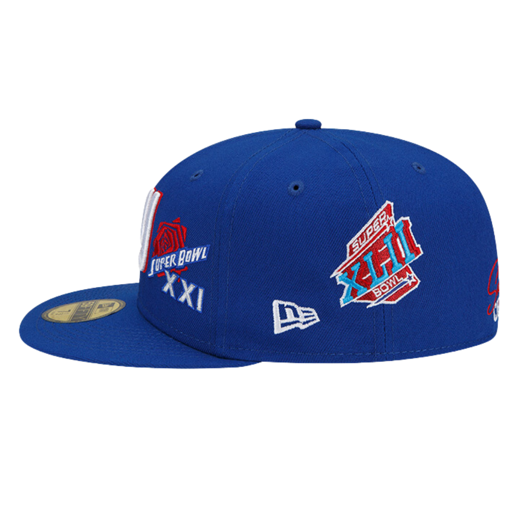 New York Giants 4x Super Bowl Champions 59FIFTY Fitted Hat – Fan Cave