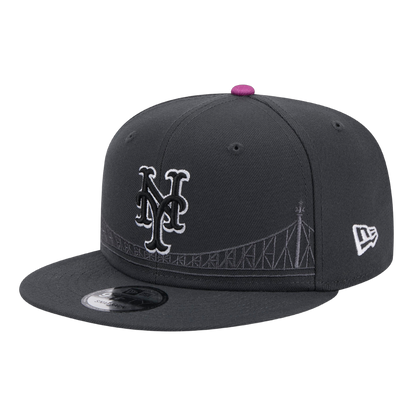 New York Mets City Connect New Era Grey 9FIFTY Adjustable Snapback Hat