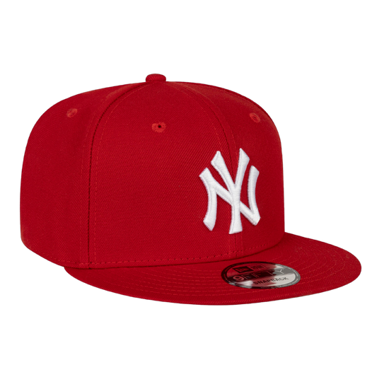 New York Yankees Scarlet Red New Era 9FIFTY Adjustable Snapback Hat