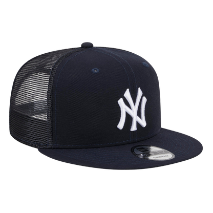 New York Yankees Trucker Meshback New Era Navy 9FIFTY Adjustable Snapback Hat