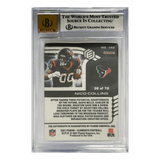 Nico Collins 2021 Panini Elements Rookie Steel Signatures Gold Autograph BGS 8 Card