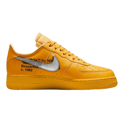 Nike Air Force 1 Off-White ICA University Gold