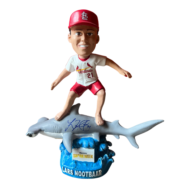 Lars Nootbaar & Tommy Edman St Louis Cardinals Autographed WBC Bobblehead -  JSA COA