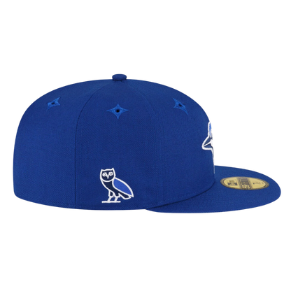 OVO Drake x Toronto Blue Jays New Era Royal 59FIFTY Fitted Hat