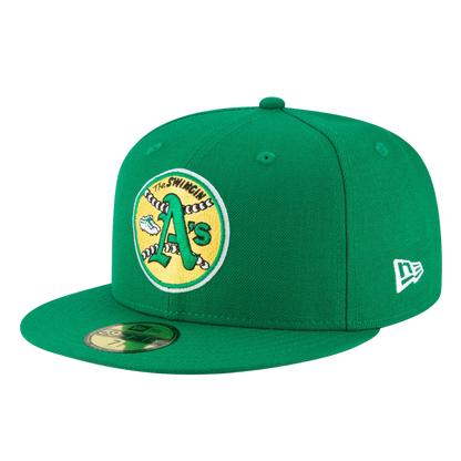 Oakland Athletics Cooperstown Collection Wool New Era Green 59FIFTY Fitted Hat