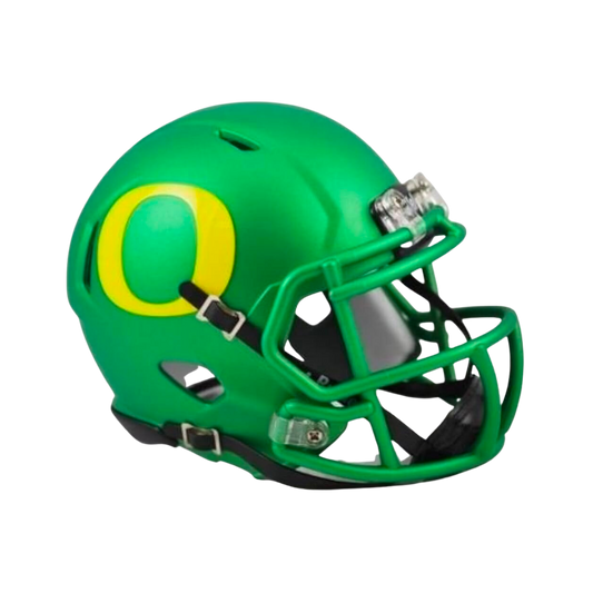 Oregon Ducks Apple Green Speed Riddell Mini Football Helmet