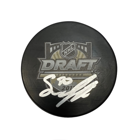 Oskar Sundqvist St Louis Blues Autographed 2012 NHL Draft Puck - JSA COA