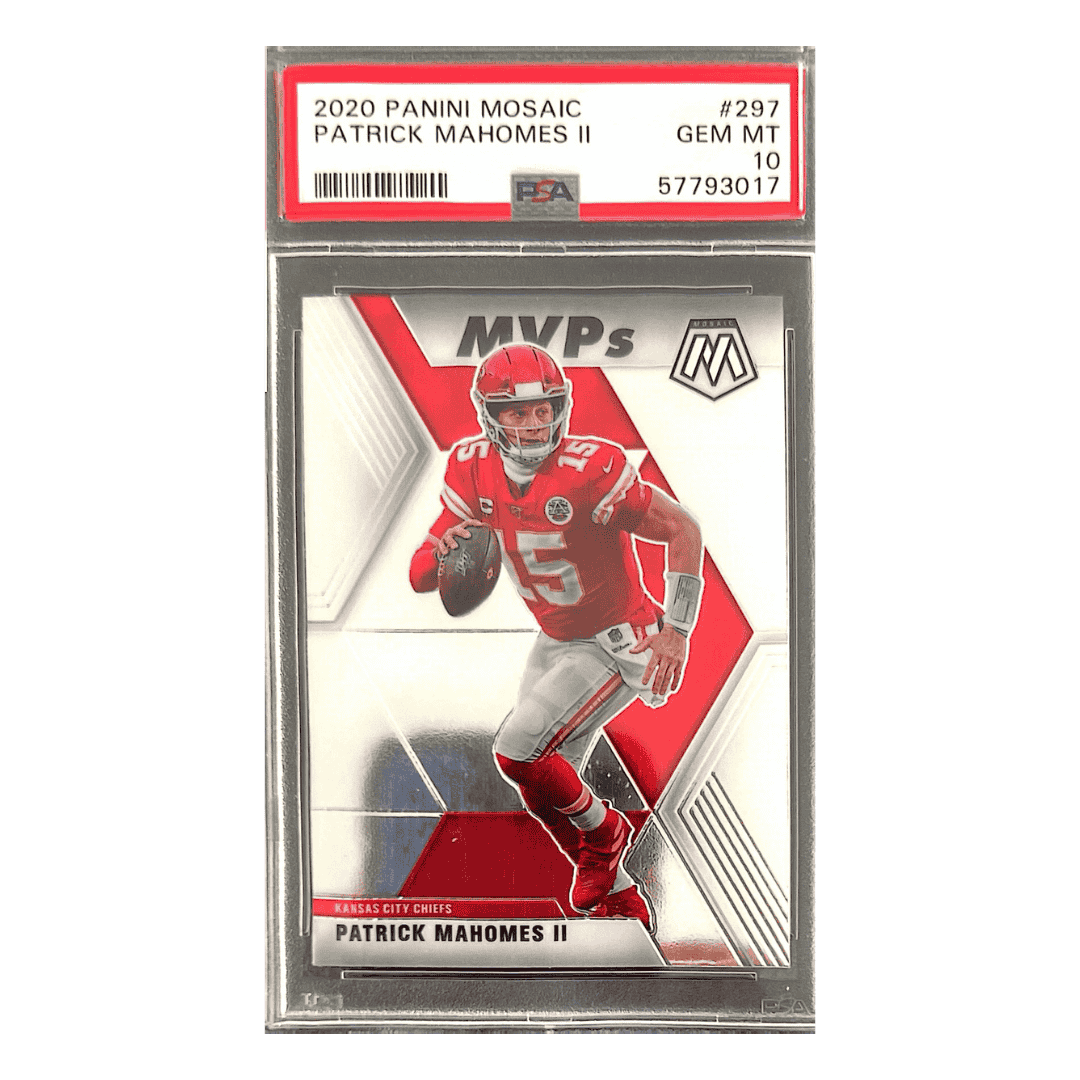 Patrick Mahomes PSA 10 2020 Panini Mosaic Card #297