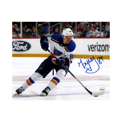 Pavel Buchnevich St Louis Blues Autographed Action 8x10 Photo - JSA COA