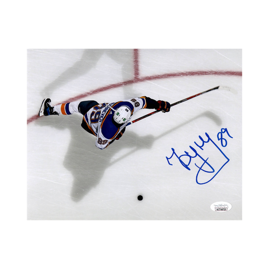 Pavel Buchnevich St Louis Blues Autographed Overhead 8x10 Photo - JSA COA