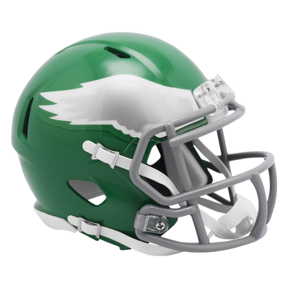 Philadelphia Eagles Kelly Green Alternate On Field Speed Riddell Mini Football Helmet