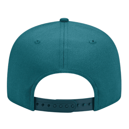 Philadelphia Eagles Script Logo New Era Green 9FIFTY Adjustable Snapback Hat