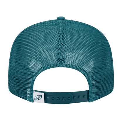 Philadelphia Eagles Trucker Meshback New Era Green 9FIFTY Adjustable Snapback Hat