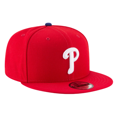 Philadelphia Phillies Official Team Color Red New Era 9FIFTY Adjustable Snapback Hat