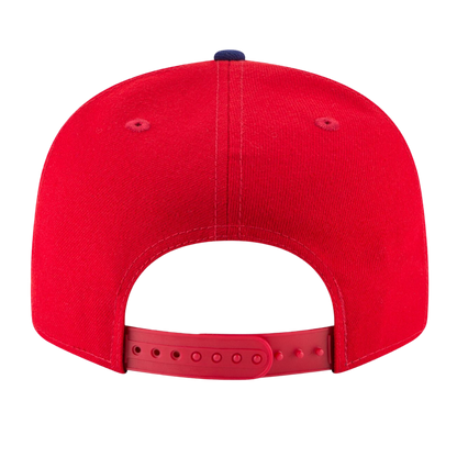 Philadelphia Phillies Official Team Color Red New Era 9FIFTY Adjustable Snapback Hat