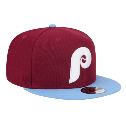 Philadelphia Phillies Cooperstown Collection 2Tone New Era Red/Blue 9FIFTY Adjustable Snapback Hat