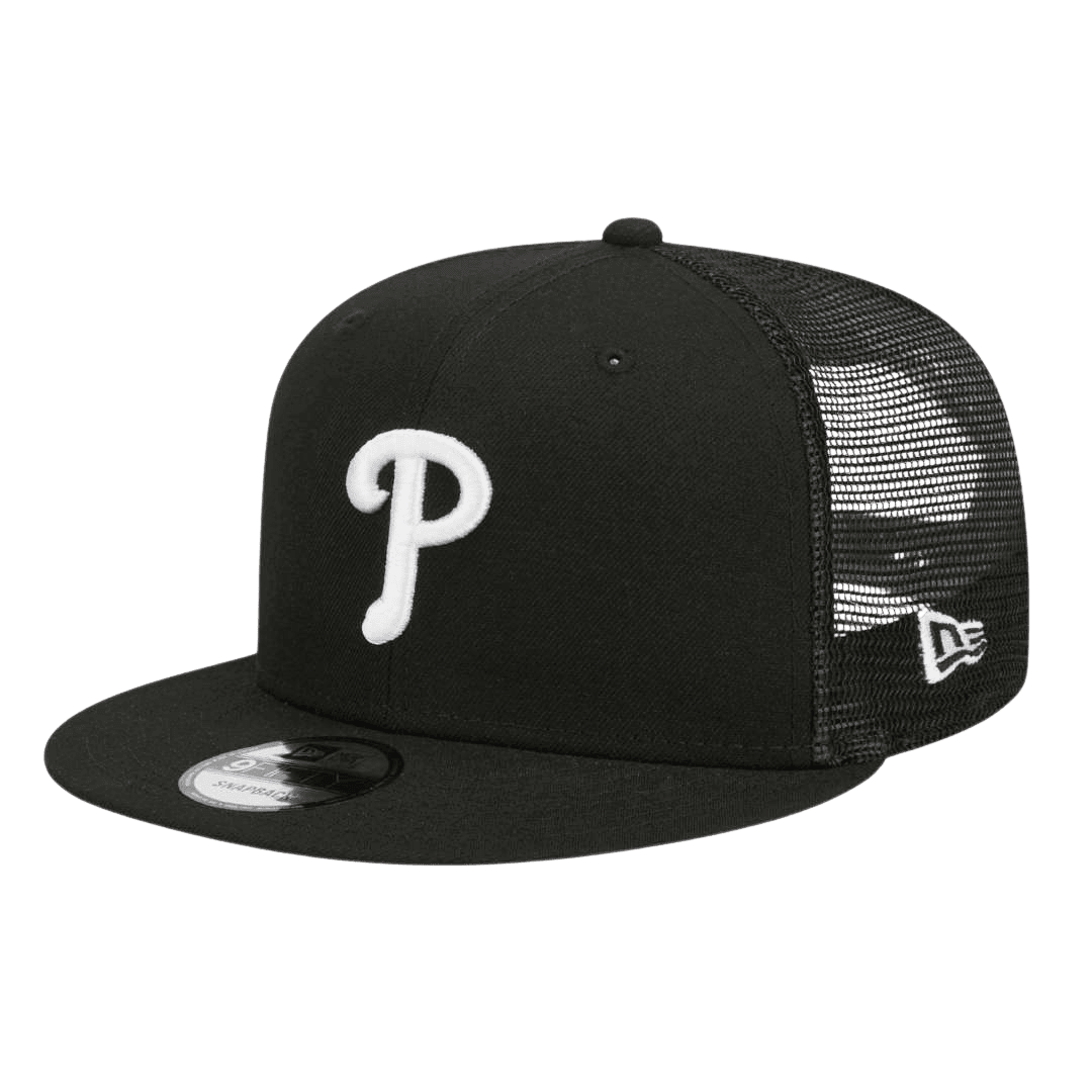 Black phillies fitted hat online