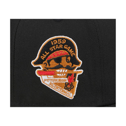 Pittsburgh Pirates 1959 All-Star Game Patch New Era Black 59FIFTY Fitted Hat