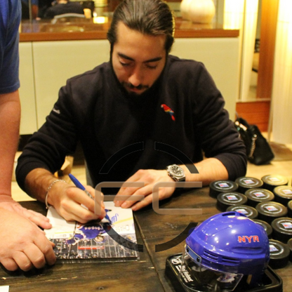 Mika Zibanejad New York Rangers Autographed 2011 Draft Puck - JSA COA