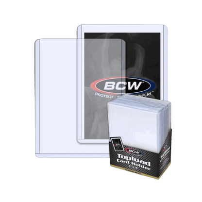 BCW Topload Trading Card Holder 3"x4"- Premium 20Pt - 25 Pack