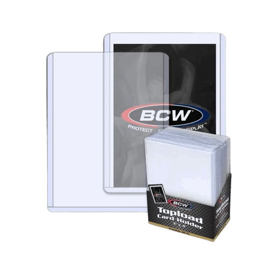 BCW Topload Trading Card Holder 3"x4"- Premium 20Pt - 25 Pack