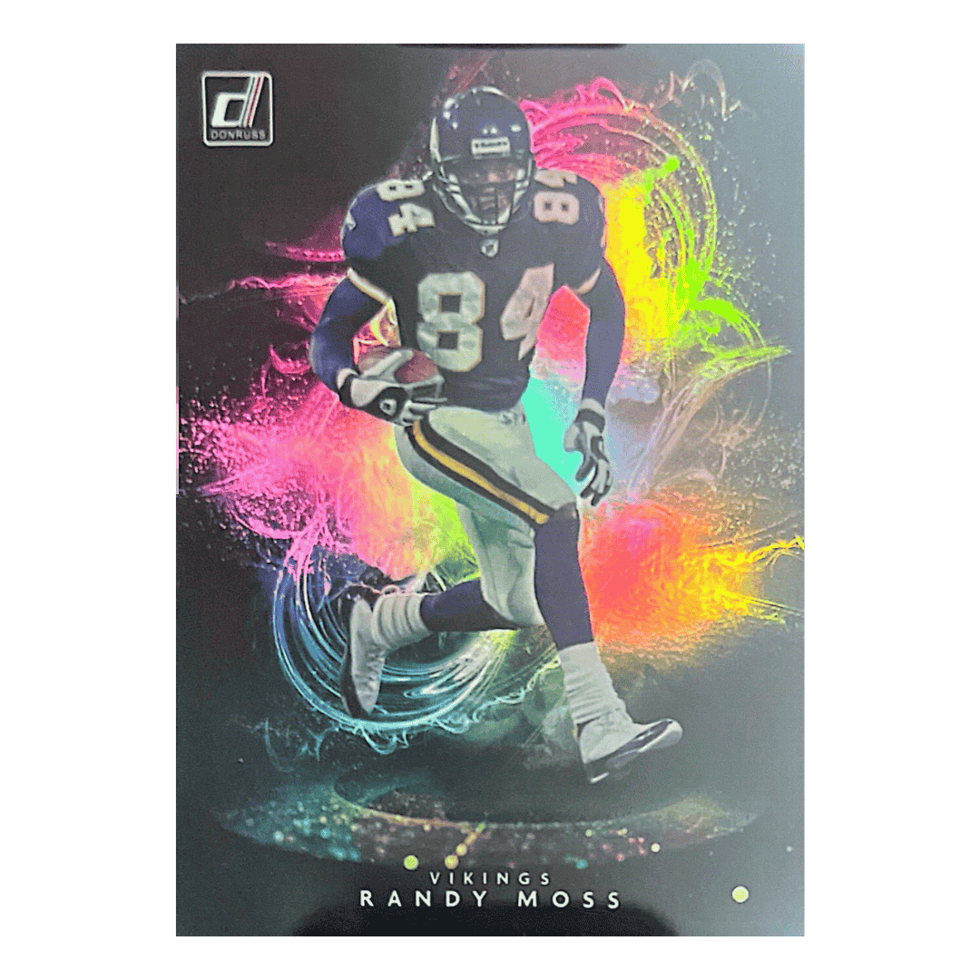 Randy Moss 2020 Panini Donruss Night Moves SSP Card #NM-RM