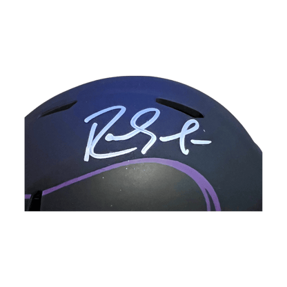 Randy Moss Minnesota Vikings Autographed Eclipse Mini Speed Helmet - Beckett COA