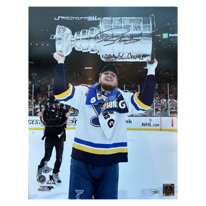 Robert Thomas St Louis Blues Autographed 16x20 Photo w/ "2019 SC Champs" Inscription - Fanatics COA