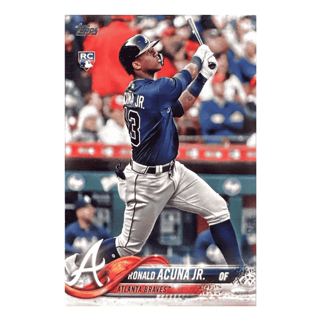 Ronald Acuna Jr. 2018 Topps Update Series Rookie RC Card #US250