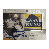 Ryan O'Reilly Autographed 2021-22 Upper Deck Embroidered in History Card #25