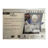 Ryan O'Reilly Autographed 2021-22 Upper Deck Embroidered in History Card #25