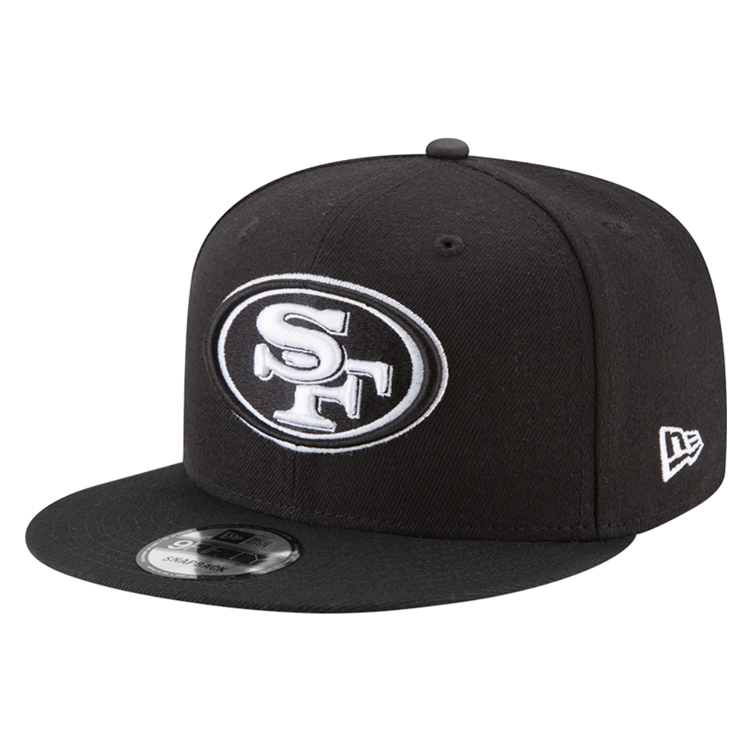 San Francisco 49ers Black and White 9FIFTY Snapback Hat – Fan Cave