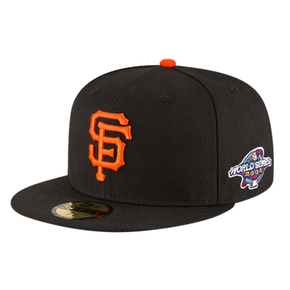 San Francisco Giants 2002 World Series Patch New Era Black 59FIFTY Fitted Hat