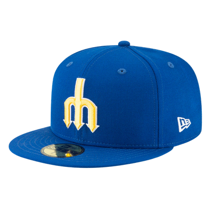 Seattle Mariners Cooperstown Collection Wool New Era Royal 59FIFTY Fitted Hat