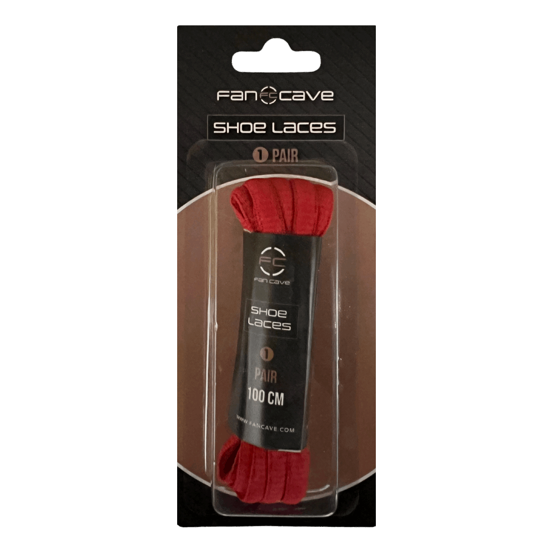 Fan Cave Dunk Shoelaces - Red