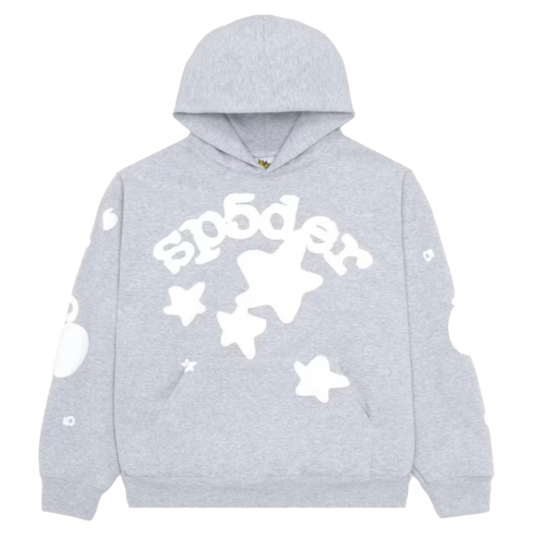 Sp5der Beluga Hoodie - Heather Grey