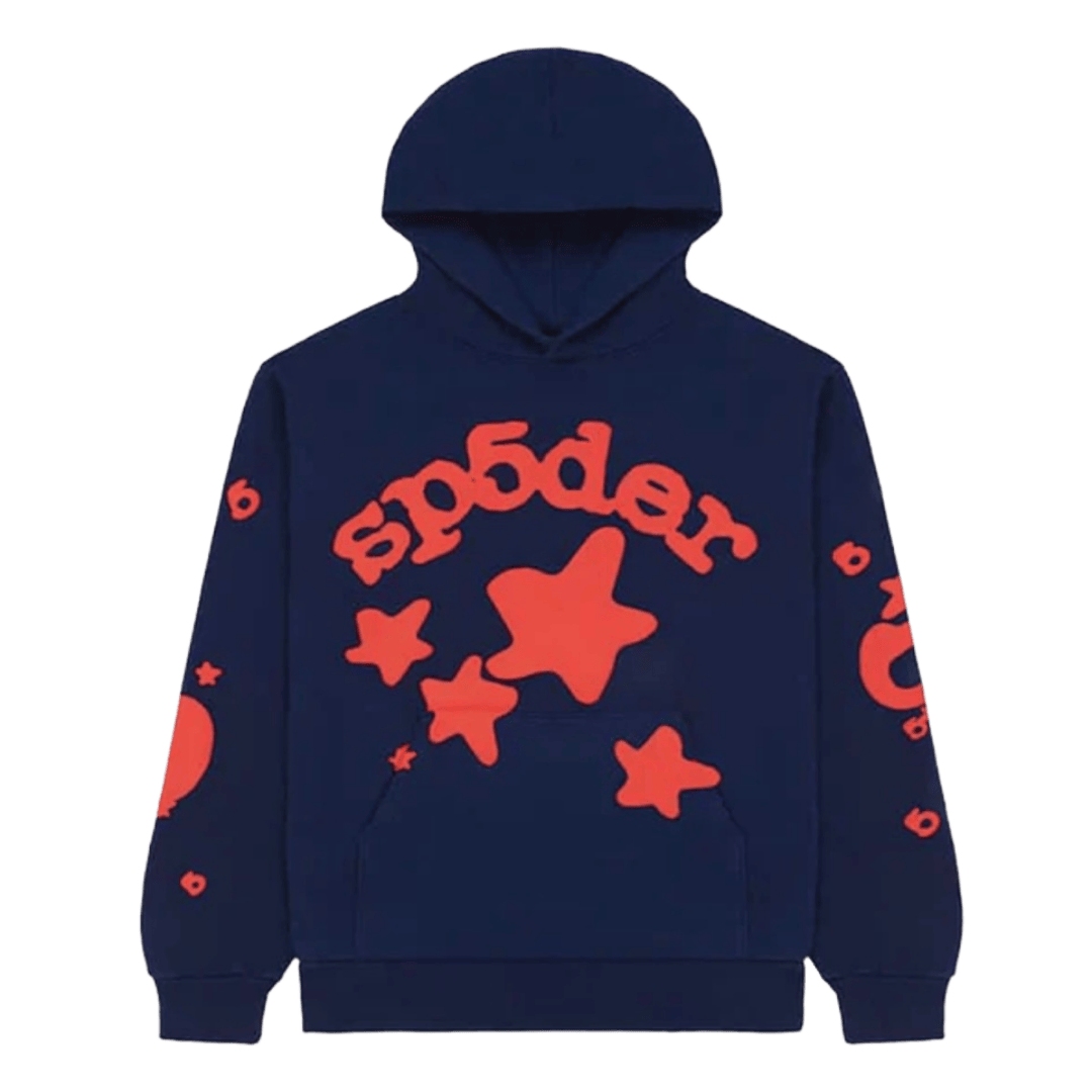 Sp5der Beluga Hoodie - Navy