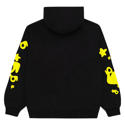 Sp5der Beluga Hoodie - Onyx / Yellow