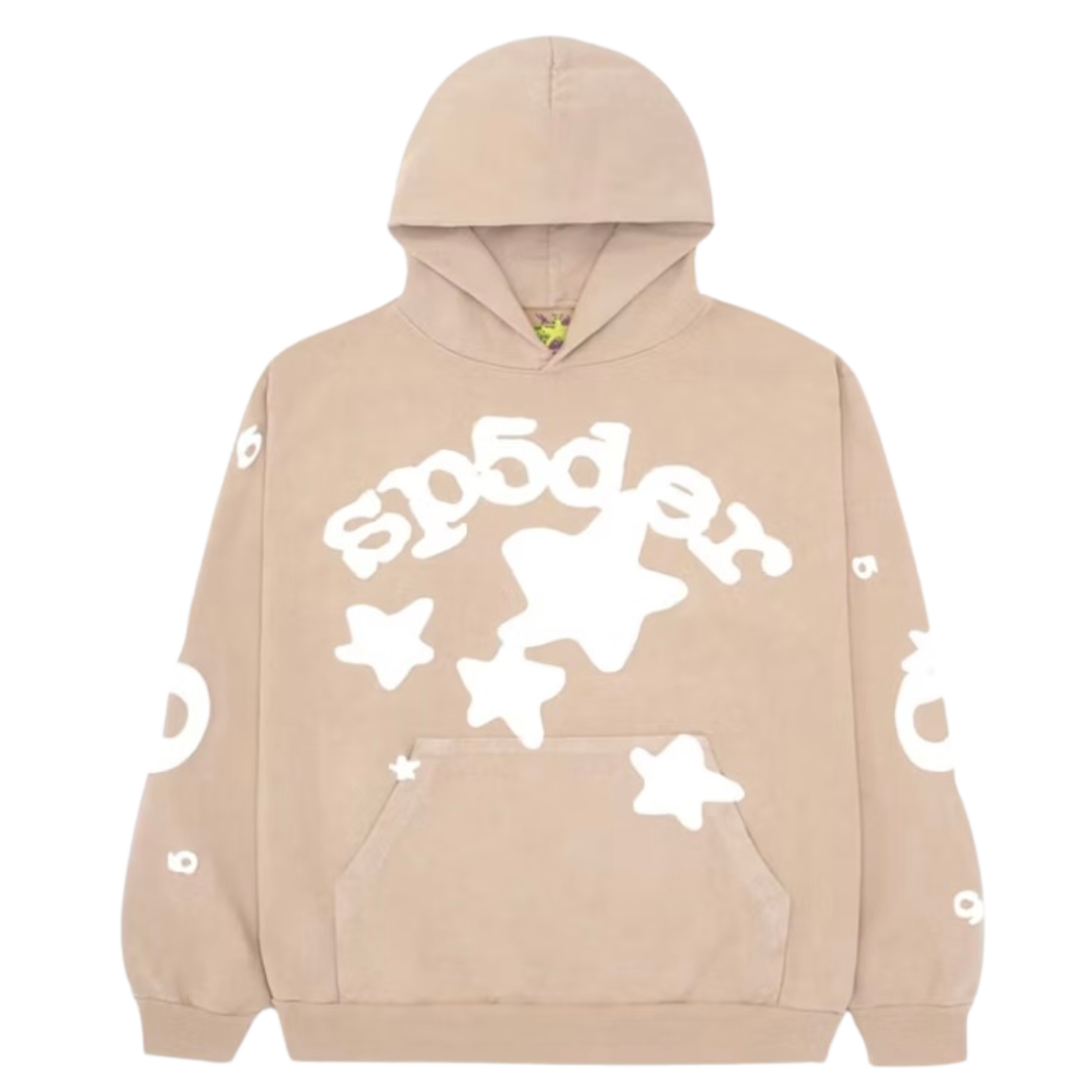 Sp5der Beluga Hoodie - Sand