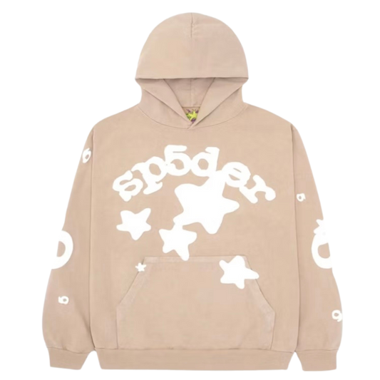 Sp5der Beluga Hoodie - Sand