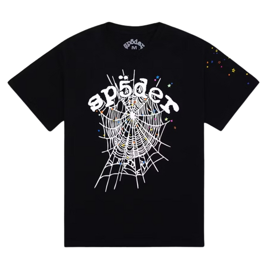 Sp5der OG Web V2 Short Sleeve Tee - Black