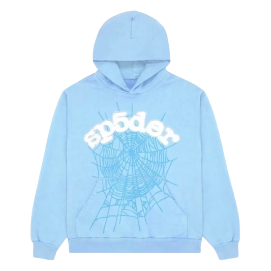 Sp5der Web Hoodie - Sky Blue