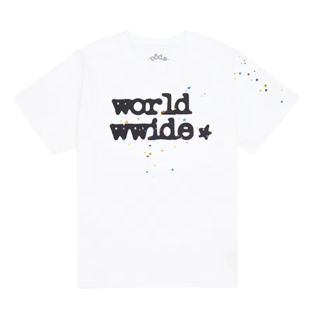 Sp5der Worldwide Short Sleeve Tee - White